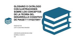 Glosario O Catálogo Con Ilustraciones Sobre Los Conceptos
