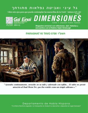 Dimensiones Parashat Ki Tavo 5786 Edición 259