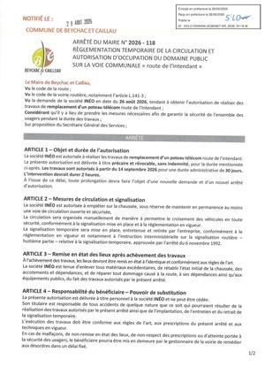 118 Ineo Remplcmt Poteau Télécom Rte Intendant Pref