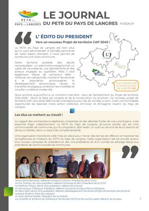 Journal du PETR du Pays de Langres - 2026-01