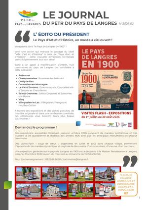 Journal du PETR du Pays de Langres 2026-02