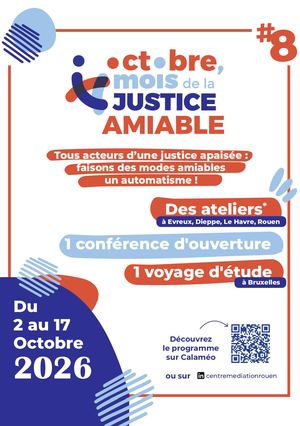 Programme 2026 - Octobre Mois de la Justice Amiable