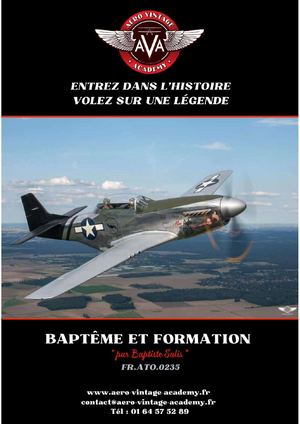 Flyer Mustang 90 ans de l'aéroport