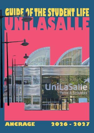 Plaquette Uni La Salle En