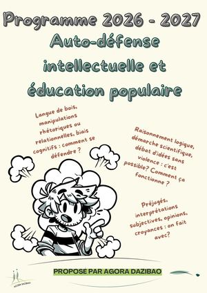 Programme Complet Auto Défense Intellectuelle 2026 2027