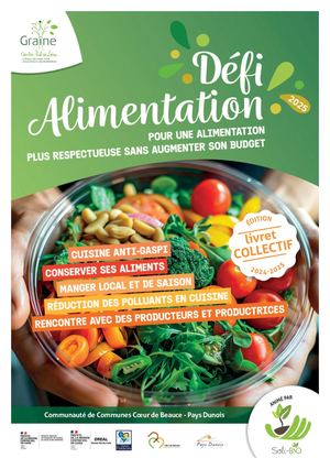 Livret collaboratif Défi Alimentation 2025 - CC Coeur de Beauce
