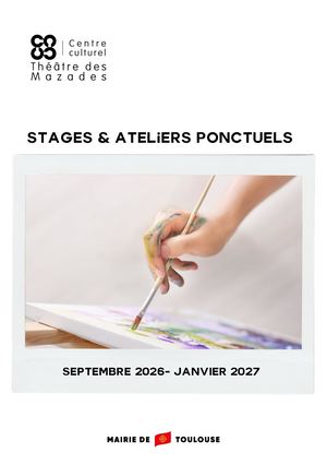 Les Stages Aux Mazades Sept Janv 26 27