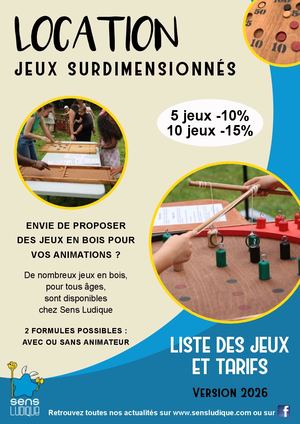 Catalogue location jeux en bois