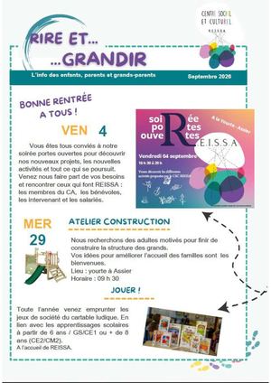 rire et grandir septembre