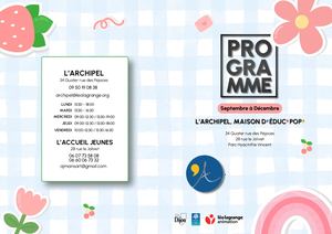 Programme trimestriel de septembre à décembre 2026