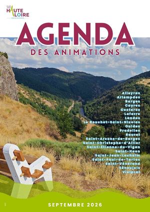 Agenda des Animations Septembre 2026