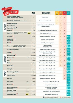 Tableaux Hero Horaires