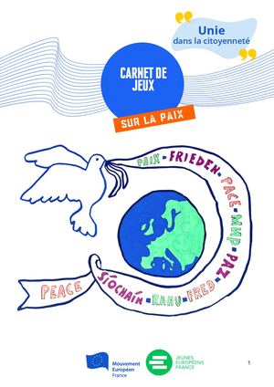 Cahier de jeux sur la paix