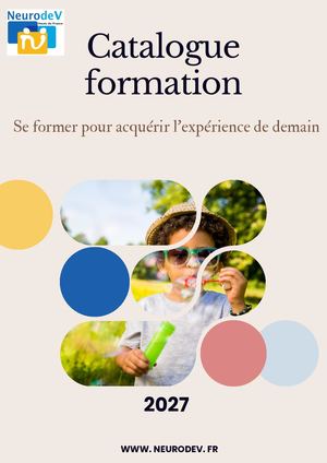 Catalogue De Formation Neurodev 2027