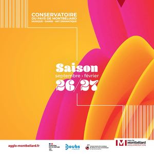 Pays De Montbéliard Agglomération Conservatoire De Musique De Danse Et D'art Dramatique Plaquette Programme Saison 2026 27