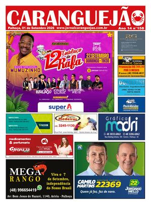 Edição N° 158 do Jornal Caranguejão