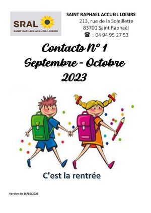 231014 Contacts N°1 2023 24