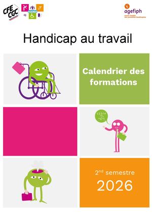 Calendrier Des Formations Handicap Au Travail 2nd Semestre 2026