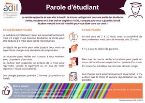 Publication Parole D'étudiant Bail Meublé