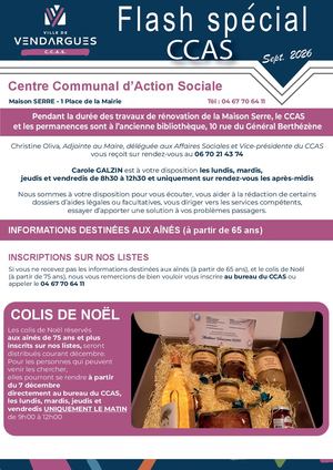 Flash Infos Ccas Rentrée 2026