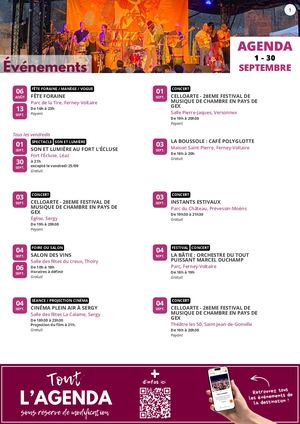 Agenda Septembre 2026