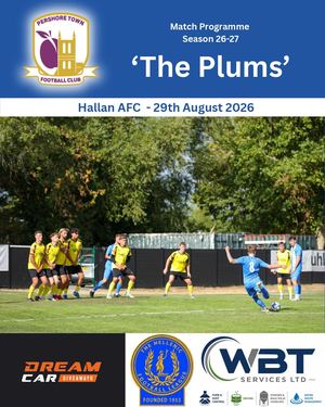 PTFC Programme Vs Hallen