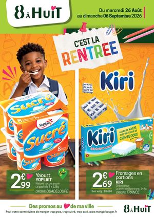 CATALOGUE 8 A HUIT  GUADELOUPE   La Rentree 2026