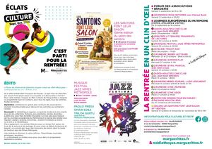 Programme Eclats De Culture Sept Oct 26