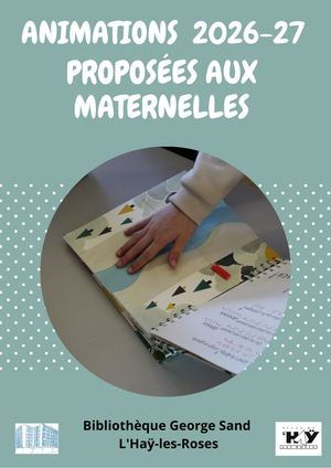 Programmation maternelles 2026-2027