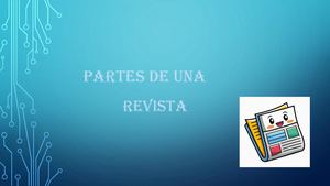 partes de una revista
