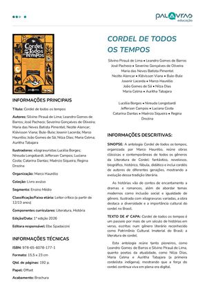 Ficha de Obra Cordel de todos os tempos