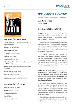 Ficha de Obra - Obrigados a partir