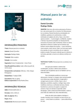 Ficha de Obra - Manual para ler as estrelas