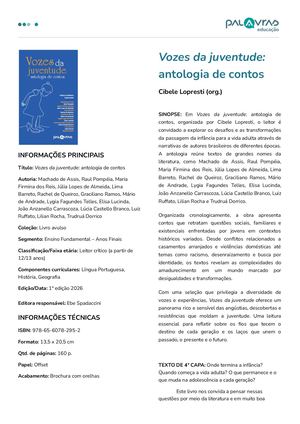 Ficha de Obra - Vozes da juventude