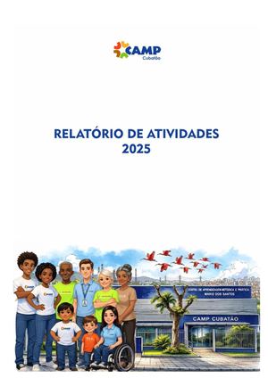 Relatorio De Atividades 2025