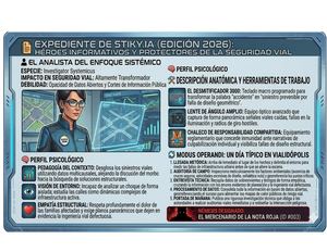Personajes Del Universo De Los Mercenarios De La Movilidad Y La Seguridad Vial El Investigador Sistémico Por Stiky.IA 2026