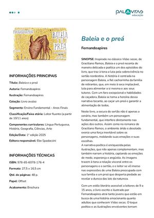 Ficha de Obra - Baleia e o preá