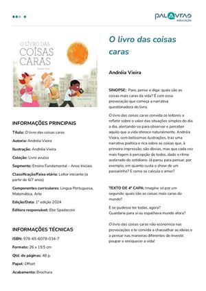 Ficha de Obra - O livro das coisas caras