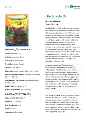 Ficha de Obra - História do Ba