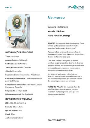 Ficha de Obra - No Museu