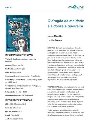 Ficha de Obra - O dragão da maldade e a donzela guerreira