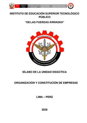 Silabo Organizacion Constitucion Empresas V 2026 Ii Informatica