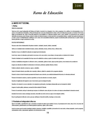Presupuesto Educacion