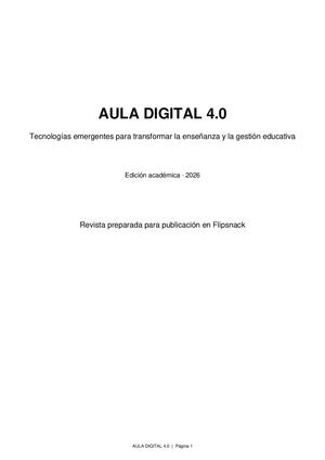 Revista Digital Tecnologias Emergentes Educacion