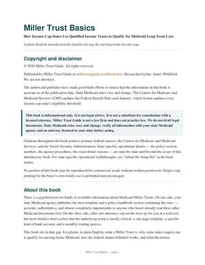 Miller Trust Basics