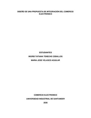 Propuesta Comercio Electronico