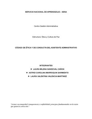 Código De Etica Cartilla 2026