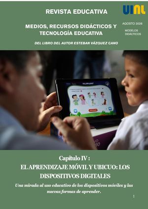 EL APRENDIZAJE MÓVIL Y UBICUO: LOS DISPOSITIVOS DIGITALES