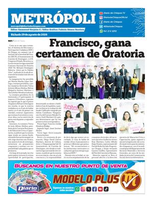 Metrópoli Sábado 29 De Agosto De 2026