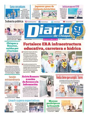 Portada, Sábado 29 De Agosto De 2026